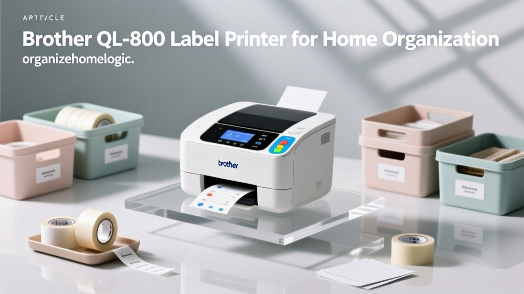 Brother QL-800 Label Printer for Home Organization