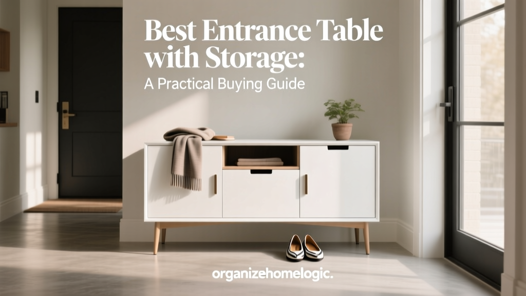 Best Entrance Table with Storage: A Practical Buying Guide