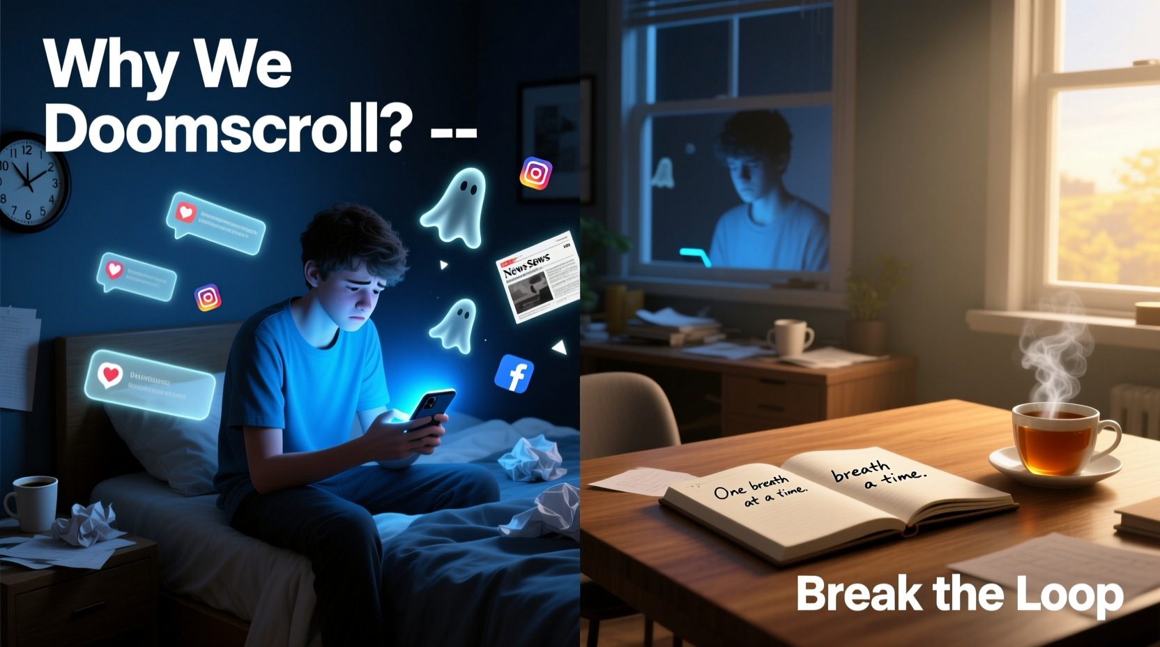 doomscrolling at night why we do it and how to break the loop