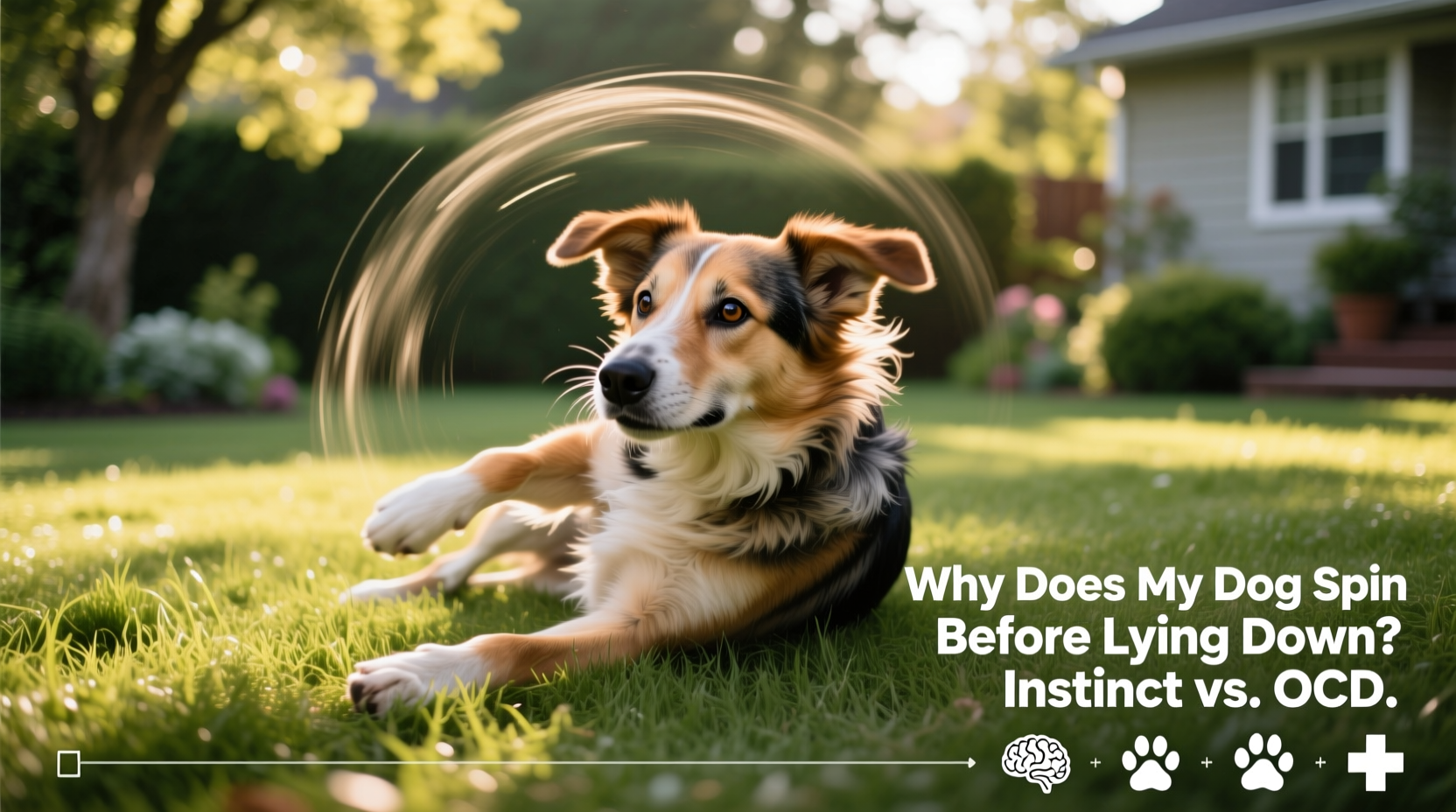 why does my dog spin in circles before lying down and is it ocd or instinct