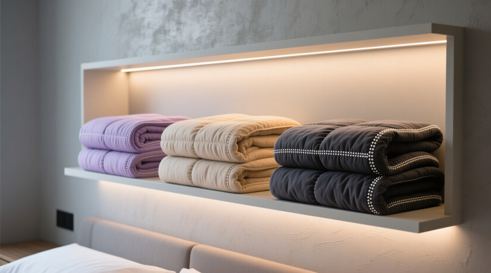 weighted blanket storage closet organization tips