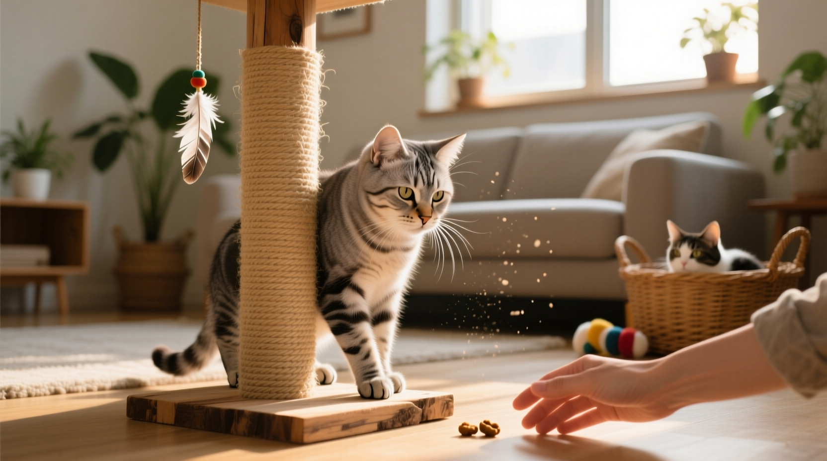 can you train an older cat to use a scratching post proven gentle methods