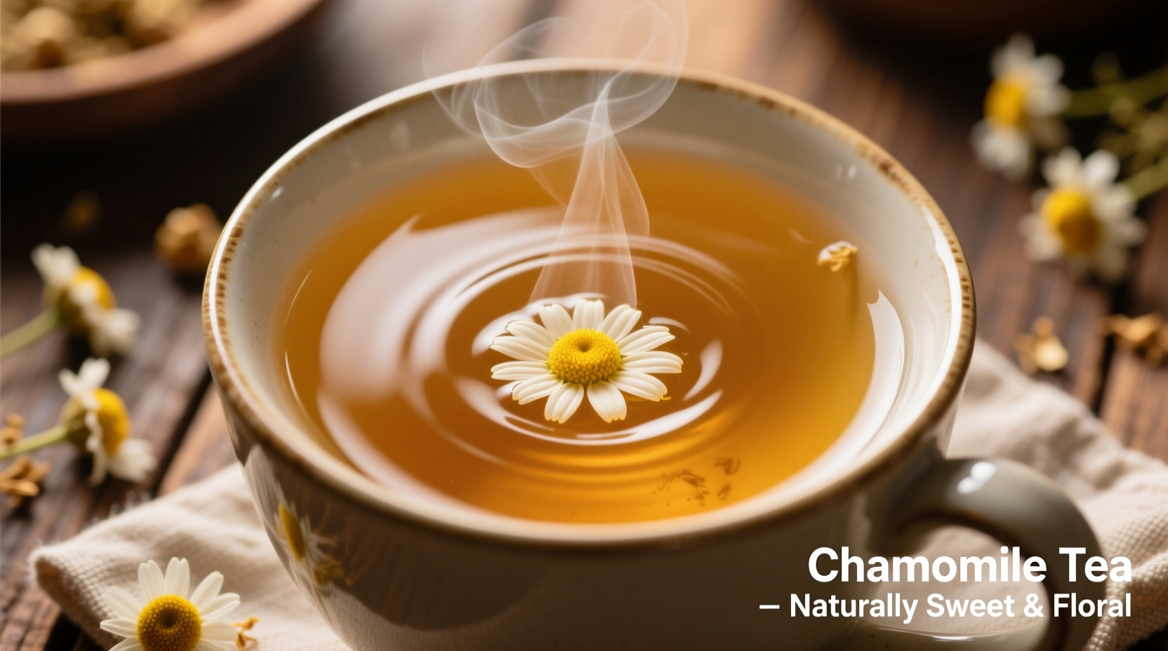 Chamomile Tea Taste: Floral, Apple-Like & Naturally Sweet