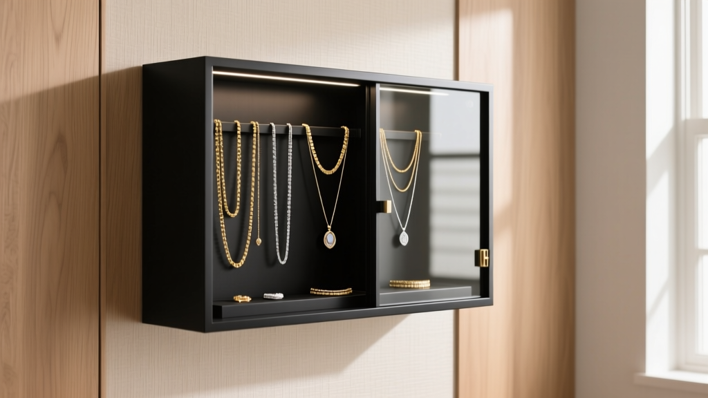 Best Wall-Mounted Jewelry Cabinet for Necklaces (2024)