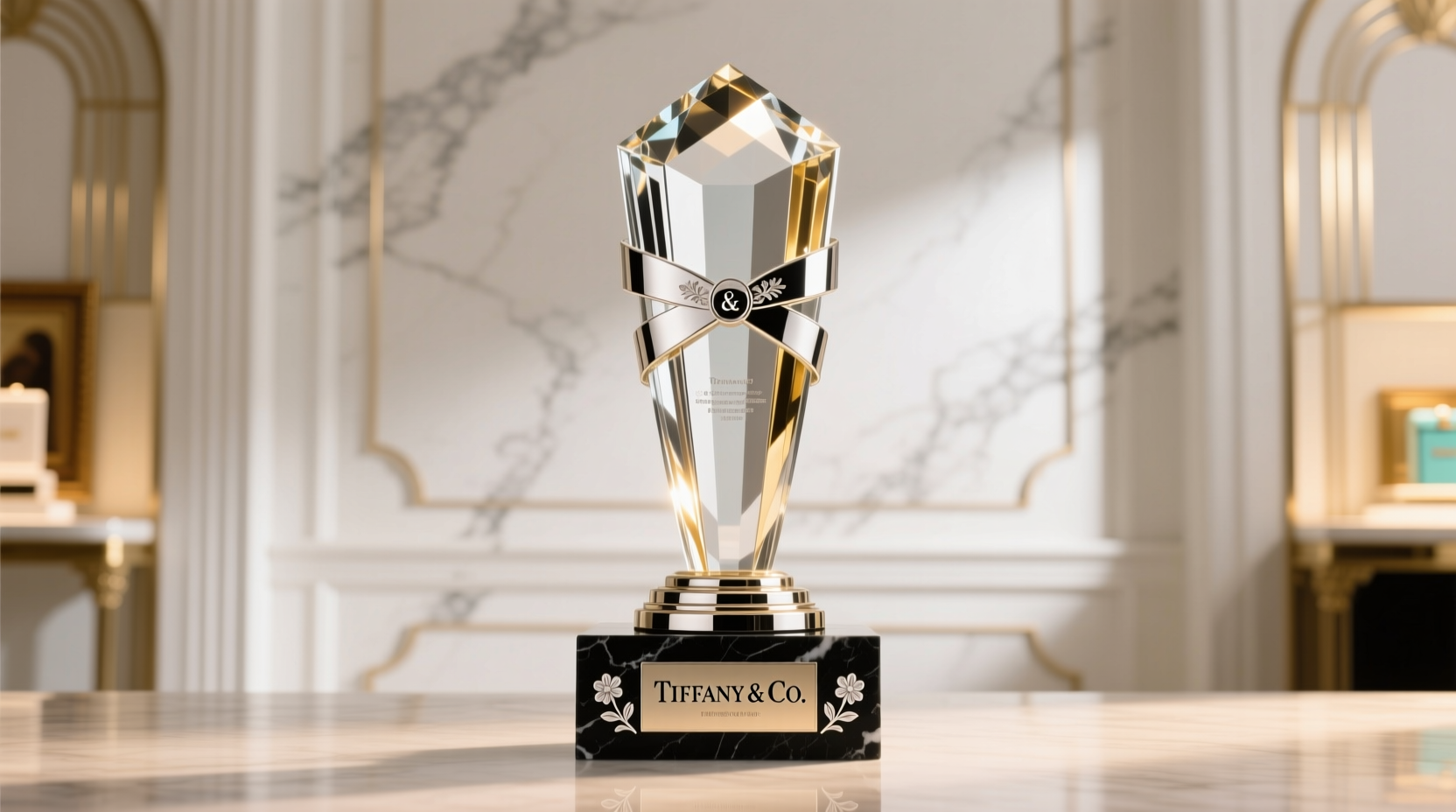 does tiffany create trophies and awards