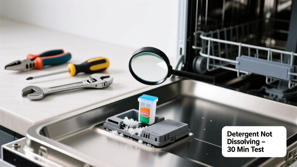 Fix Dishwasher Detergent Not Dissolving in 30 Minutes