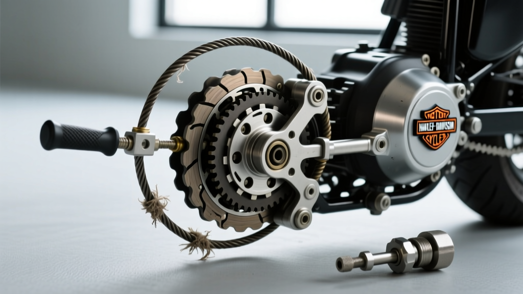 Intermittent Clutch Problems: Changing Clutch Cable on Harley