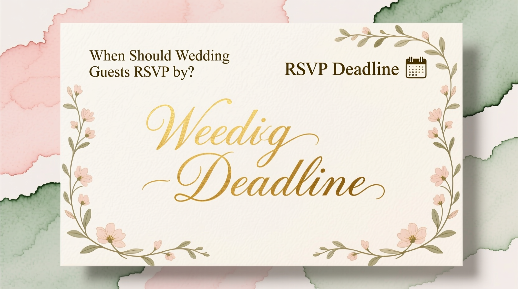 when should wedding guests rsvp by