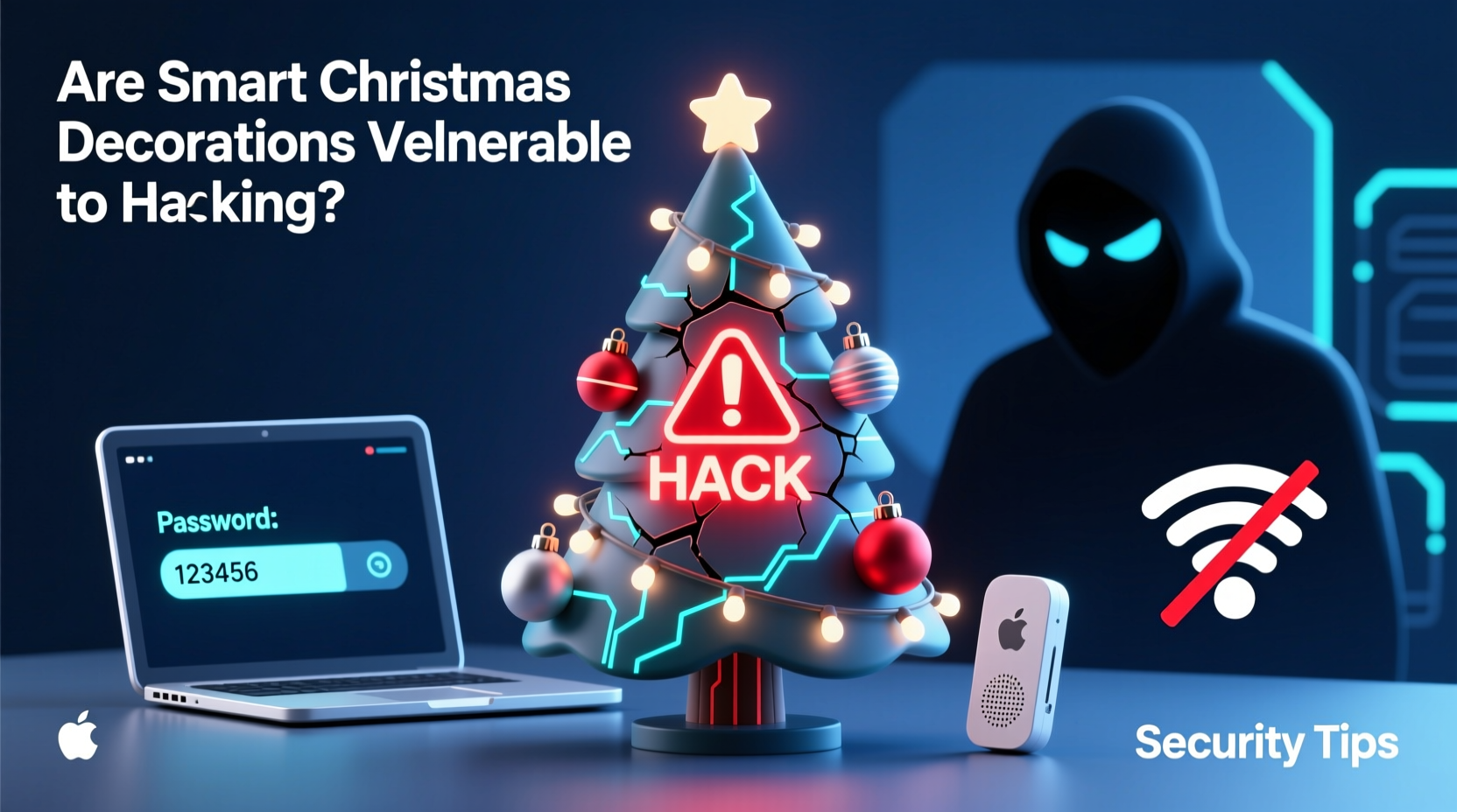 are smart christmas decorations vulnerable to hacking security tips