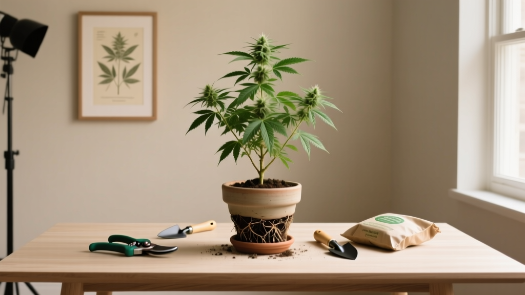 Indoor Marijuana Pruning & Repotting Guide (2026)