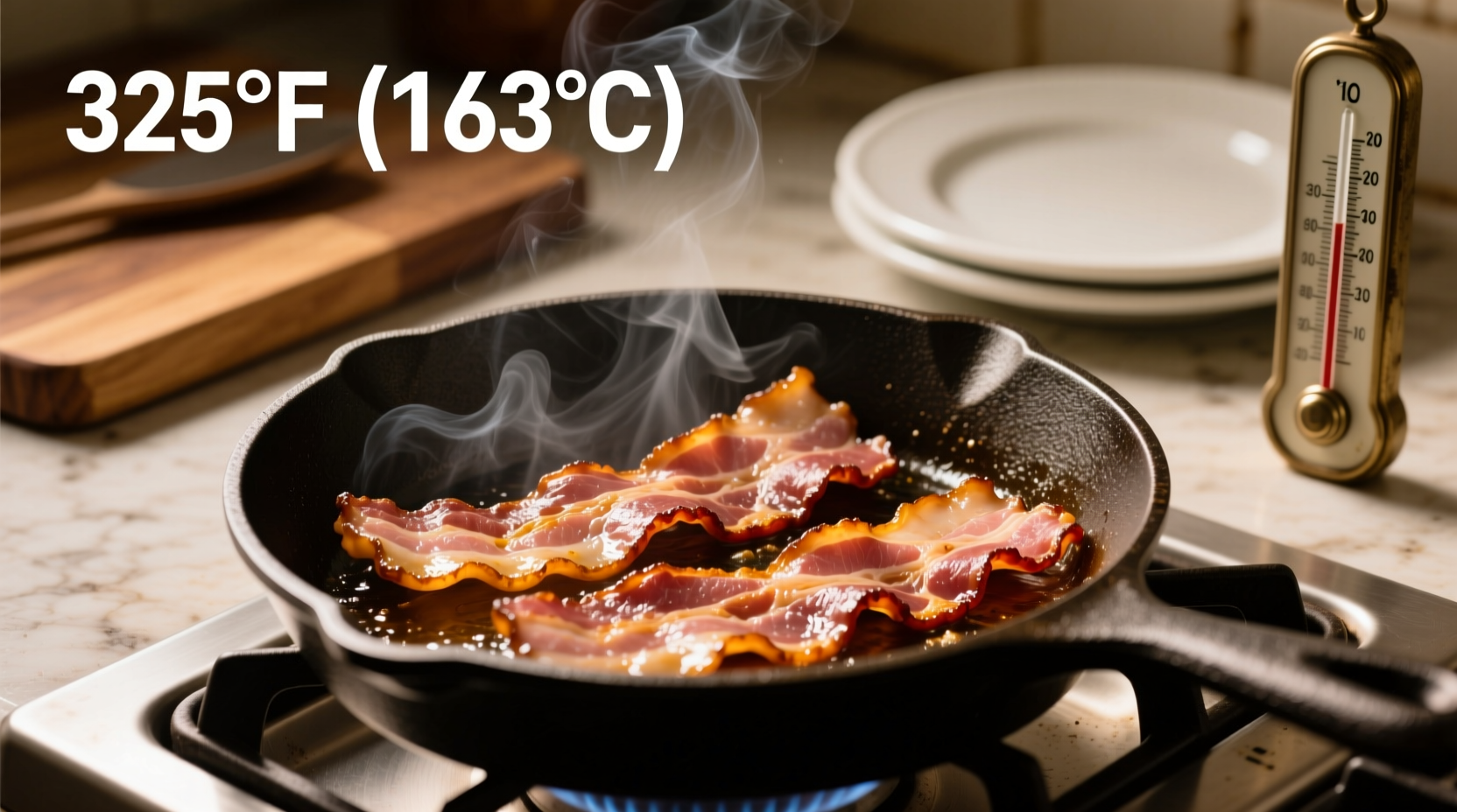 what temp to cook bacon