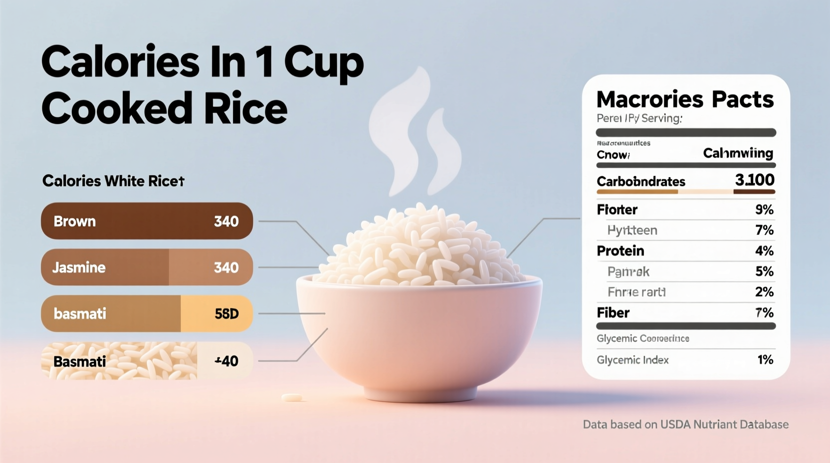 1 Cup Cooked Rice Calories: White vs Brown (Exact Numbers)