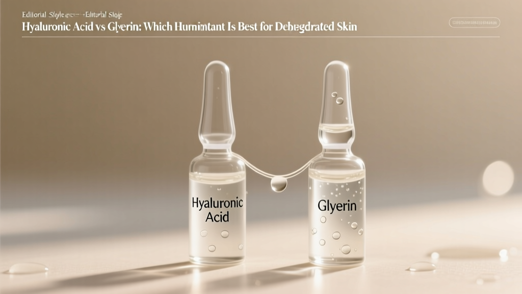 Hyaluronic Acid vs Glycerin for Dehydrated Skin