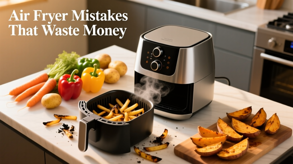 Air Fryer Mistakes That Waste Money & Crisp