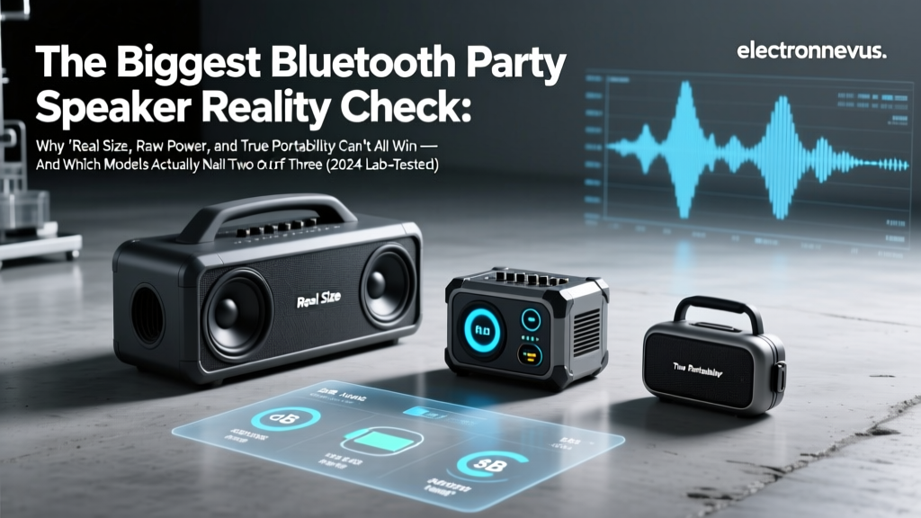 The Biggest Bluetooth Party Speaker Reality Check: Why 'Real Size', Raw Power, and True Portability Can’t All Win — And Which Models Actually Nail Two Out of Three (2024 Lab-Tested)
