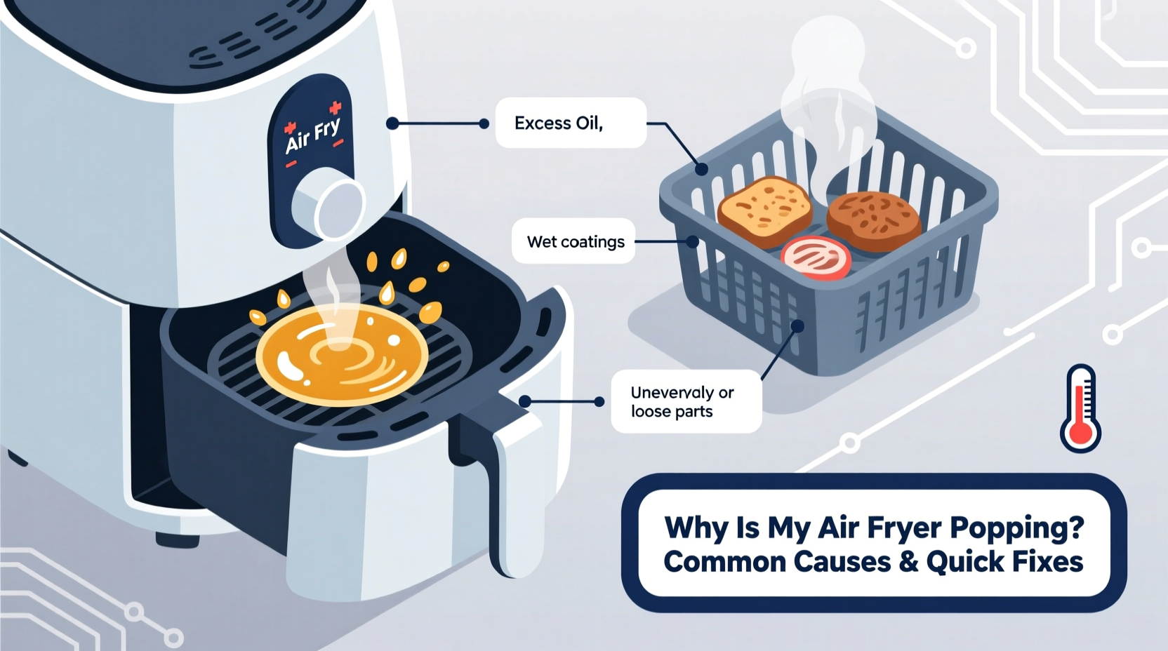 How air fryers make noise: basic mechanics and sound sources
