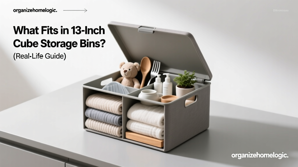 What Fits in 13-Inch Cube Storage Bins? (Real-Life Guide)
