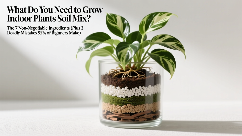 Indoor Plant Soil Mix: 7 Ingredients + 3 Mistakes