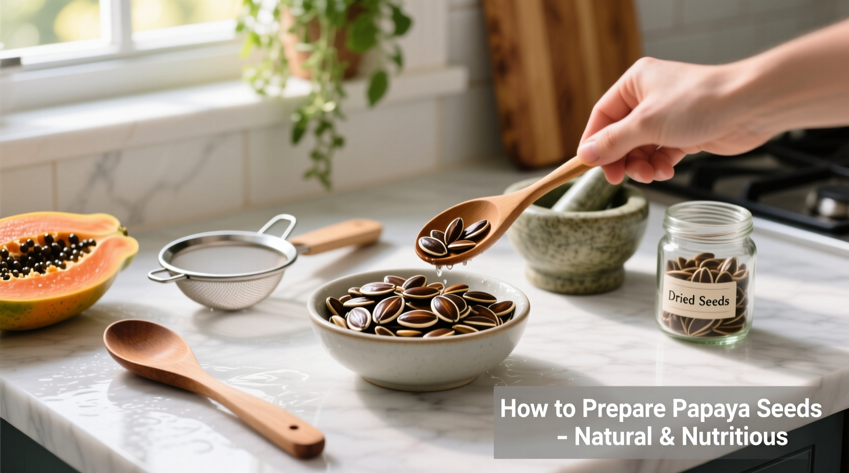 Papaya seeds preparation methods