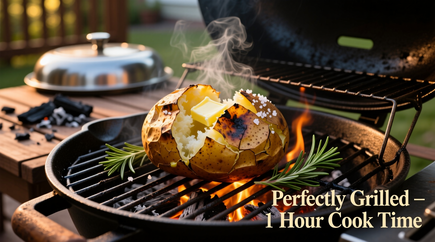 how to cook baked potatoes on the bbq