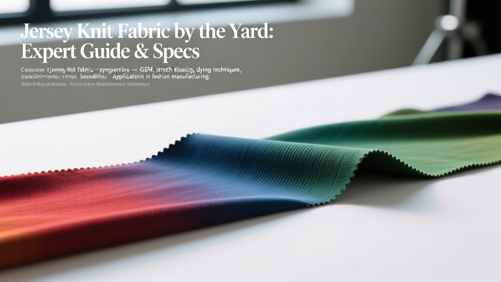 Jersey Knit Fabric by the Yard: Expert Guide & Specs