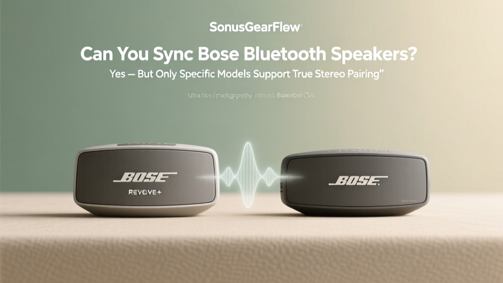 Bose Bluetooth Speaker Sync: Models & Fixes (2026)