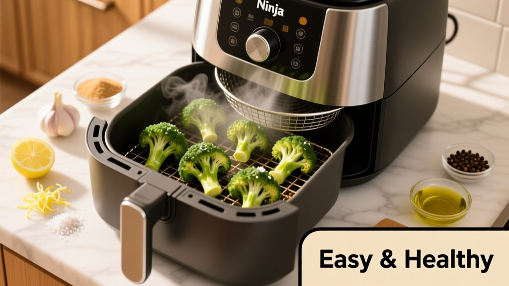 Crispy Broccoli in Ninja Foodi: Easy & Healthy