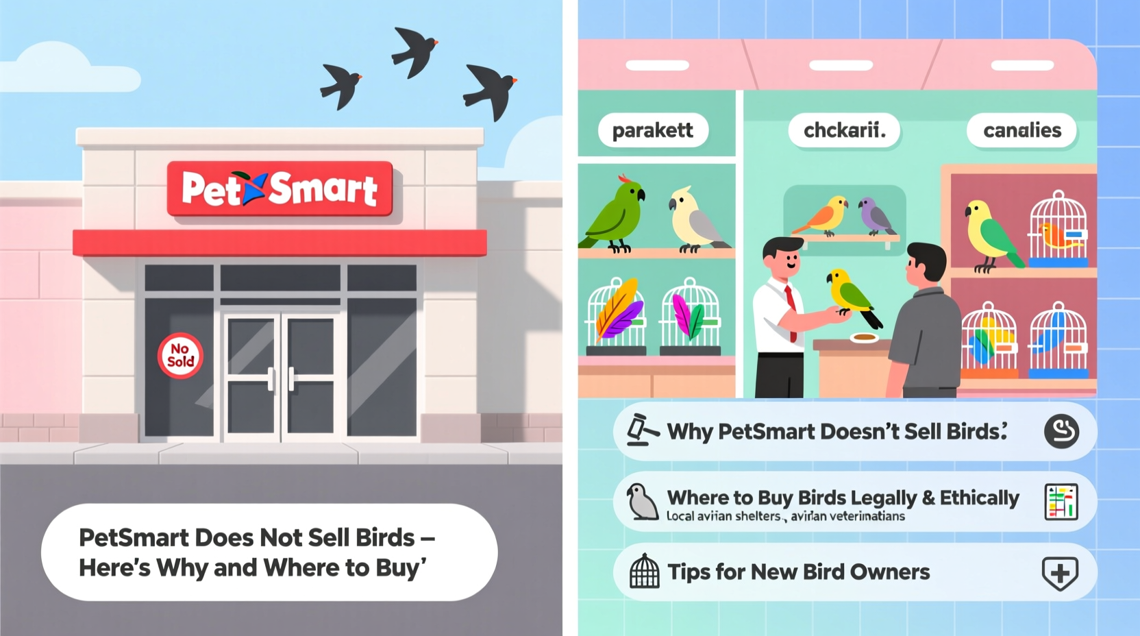 PetSmart Does Not Sell Birds – Here's Why and Where to Buy