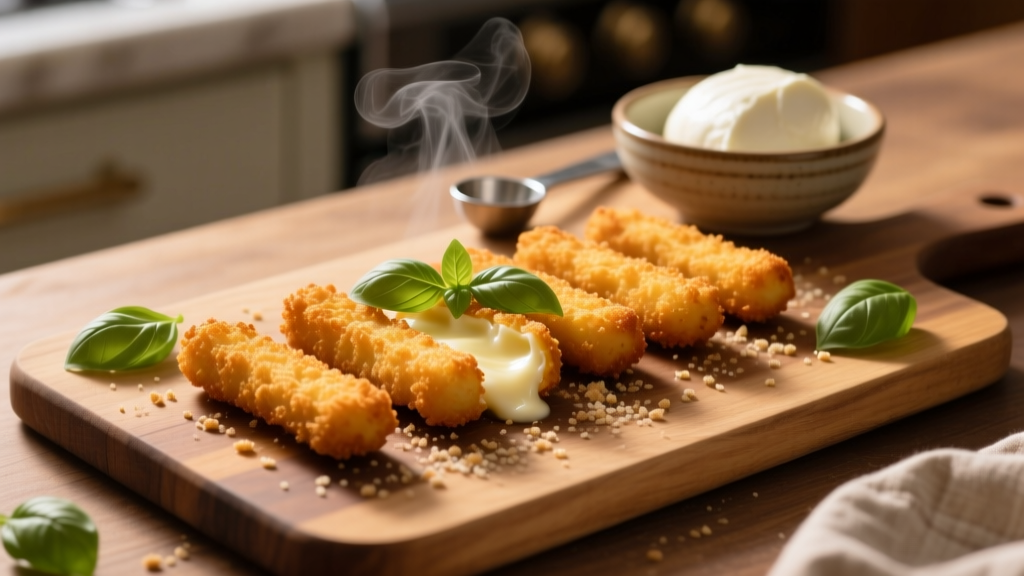 Fresh Mozzarella Sticks in Air Fryer: Crispy & Perfect