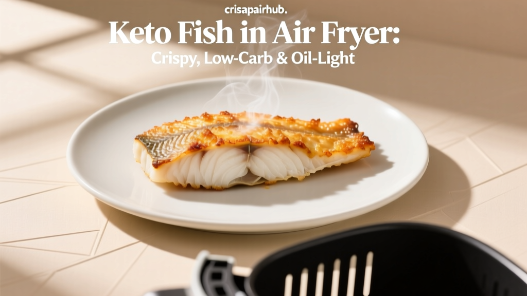 Keto Fish in Air Fryer: Crispy, Low-Carb & Oil-Light