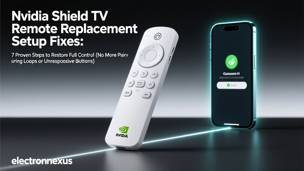 Nvidia Shield TV Remote Replacement Setup Fixes: 7 Proven Steps to Restore Full Control (No More Pairing Loops or Unresponsive Buttons)