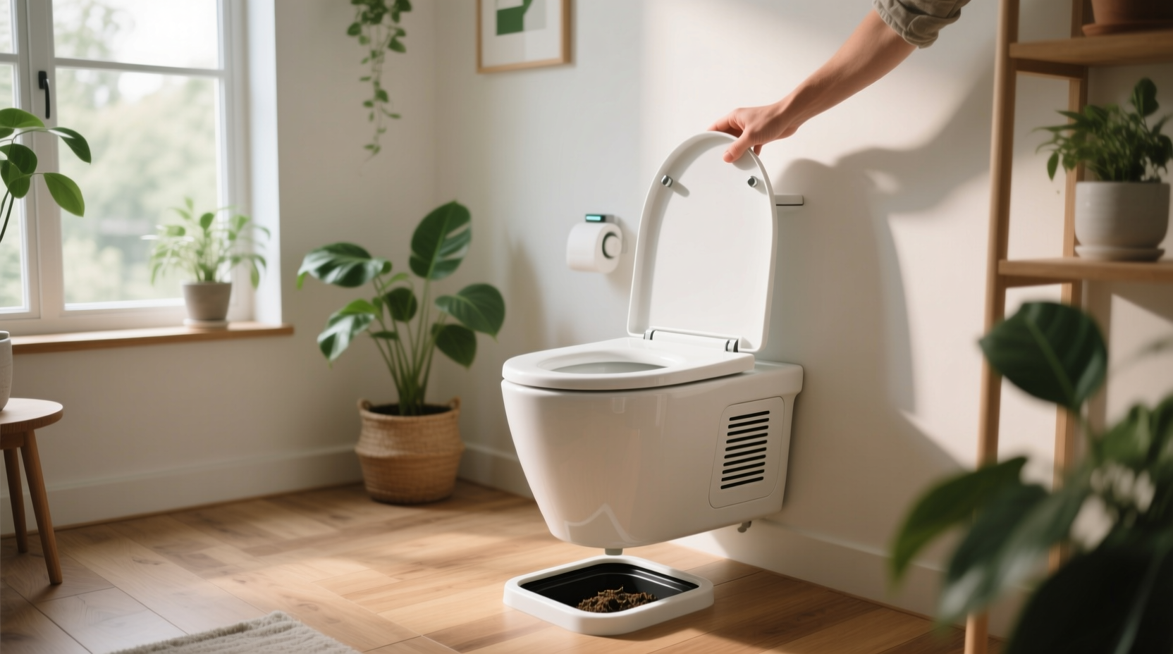 yes civilized people do have composting toilets their homes