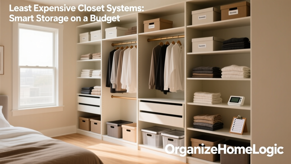 Least Expensive Closet Systems: Smart Storage on a Budget