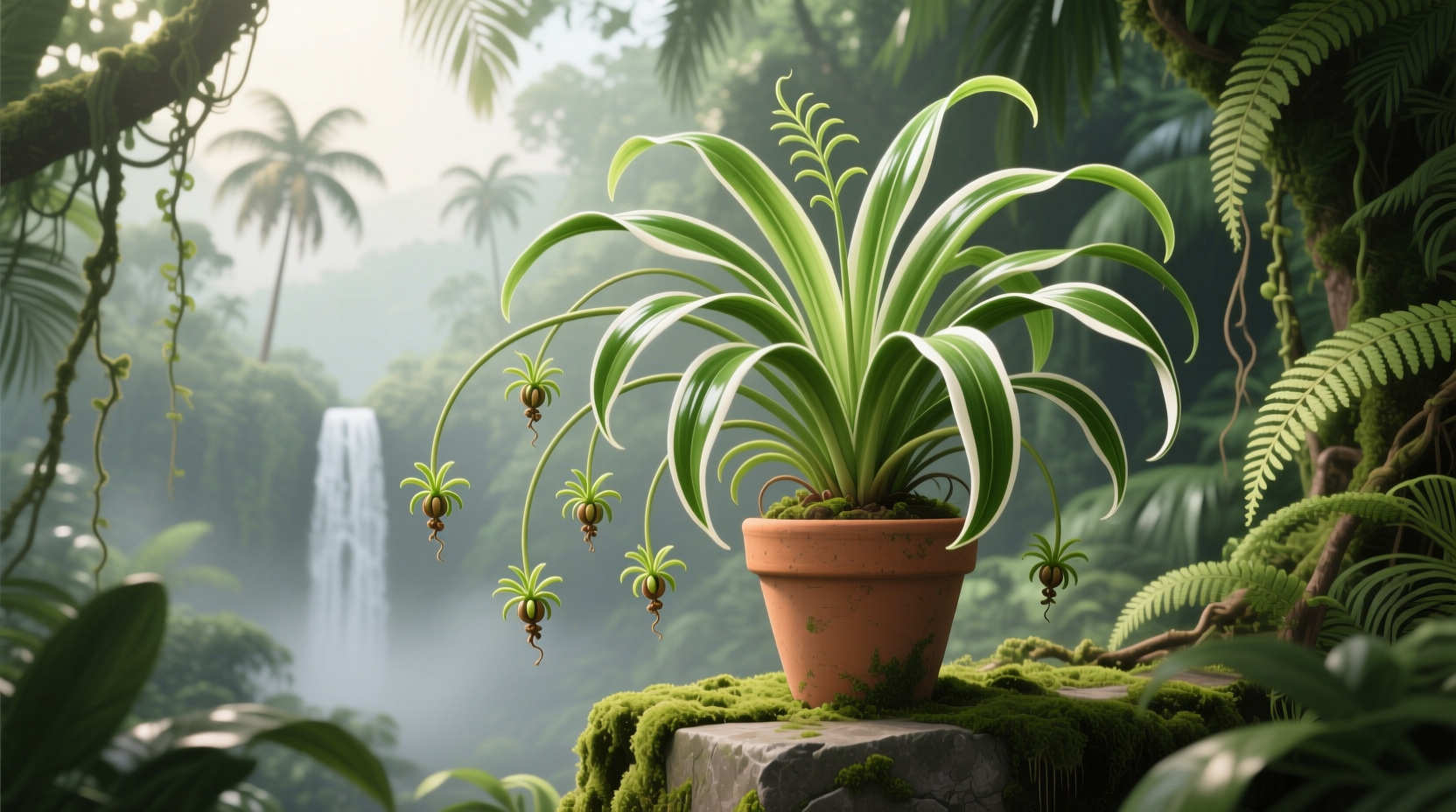 are spider plants tropical