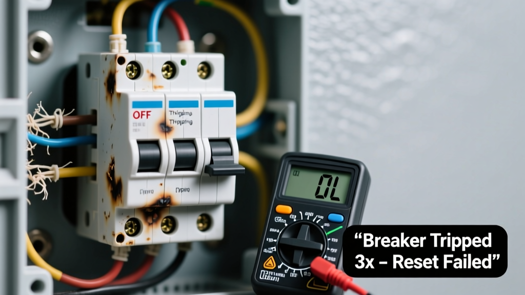 Breaker Trips Repeatedly & Won’t Reset: Quick Diagnosis