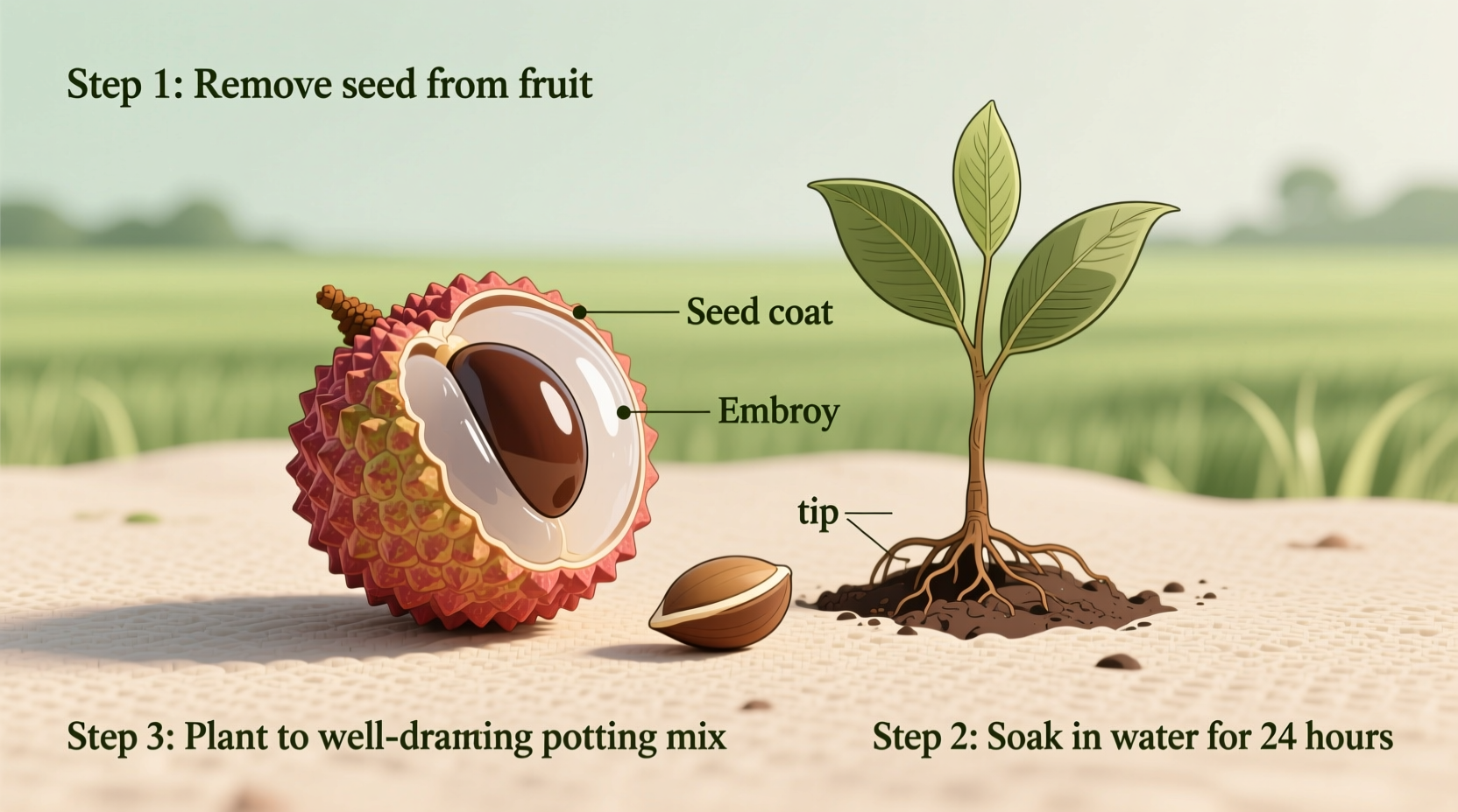 How to Plant Lychee Tree From Seed: Complete Guide
