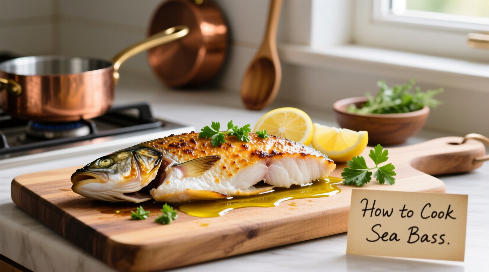 how do you cook sea bass