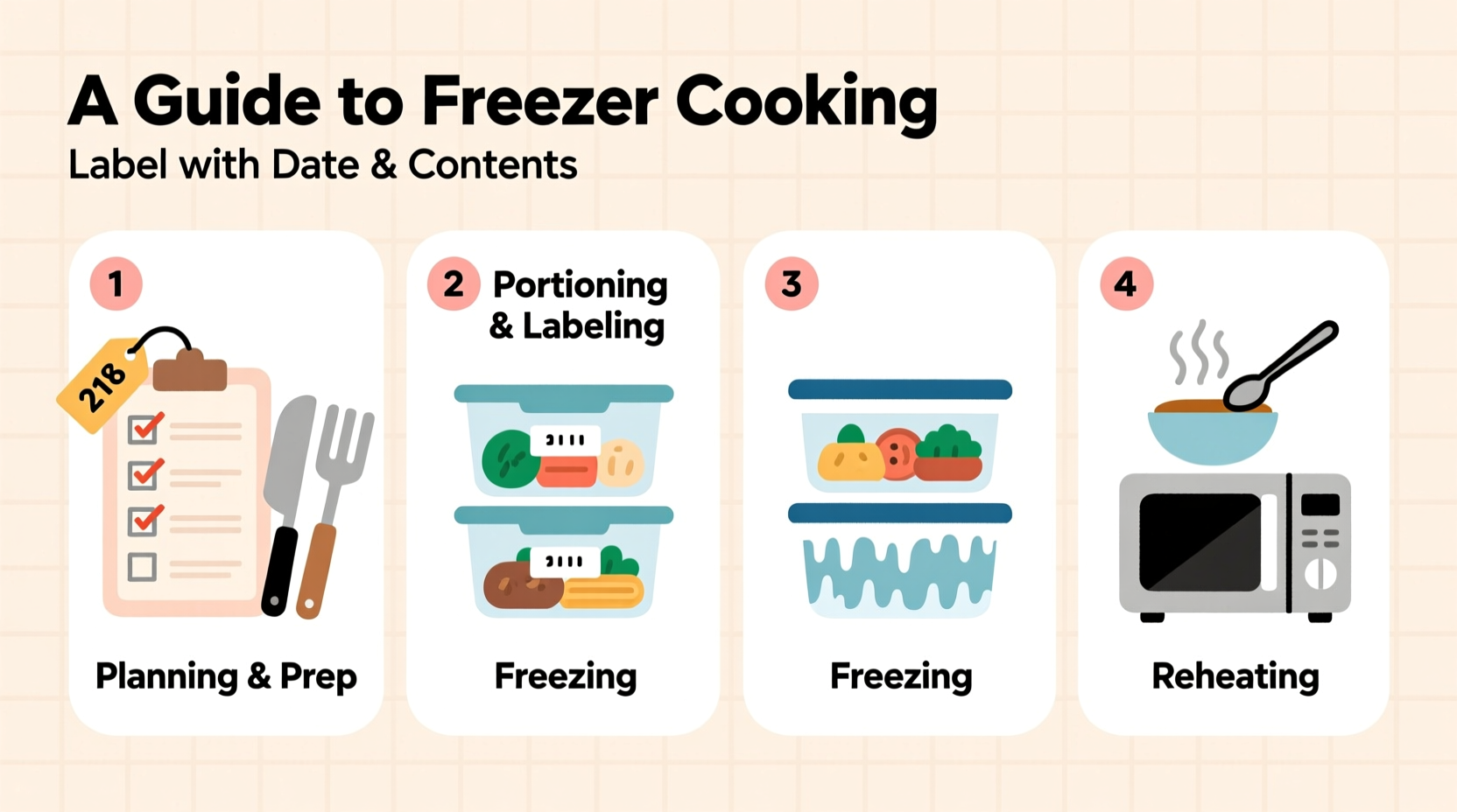 a guide to freezer cooking