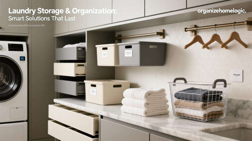 Laundry Storage & Organization: Smart Solutions That Last
