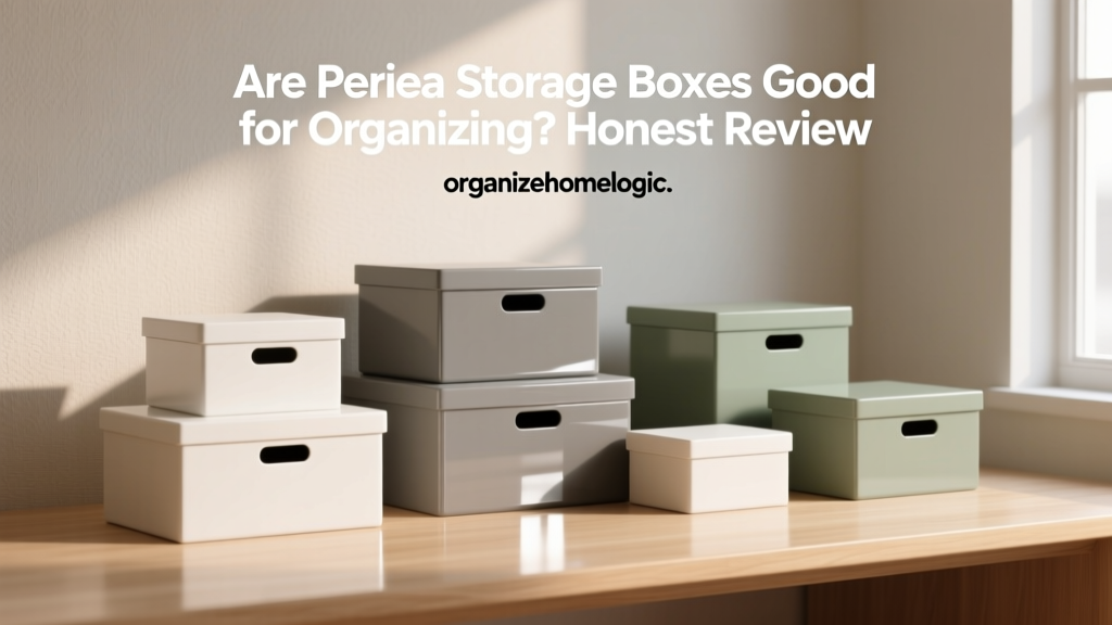 Are Periea Storage Boxes Good for Organizing? Honest Review
