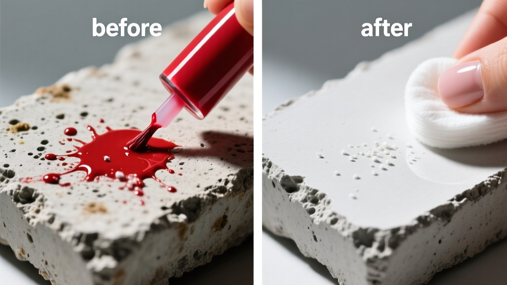 How to Remove Nail Polish from Concrete Surfaces