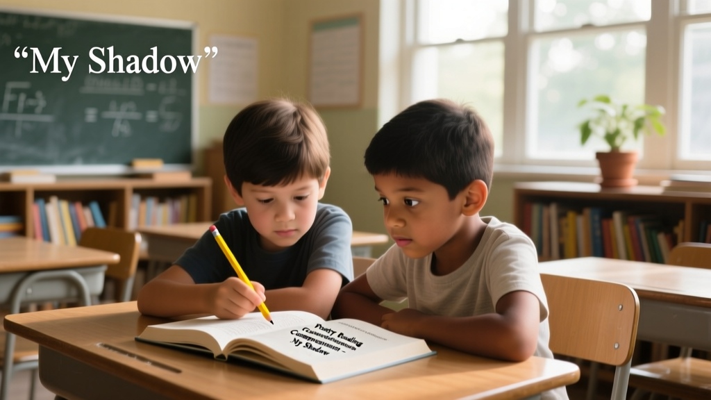 Poetry Reading Comprehension: Unlocking Meaning in Robert Louis Stevenson’s 'My Shadow'