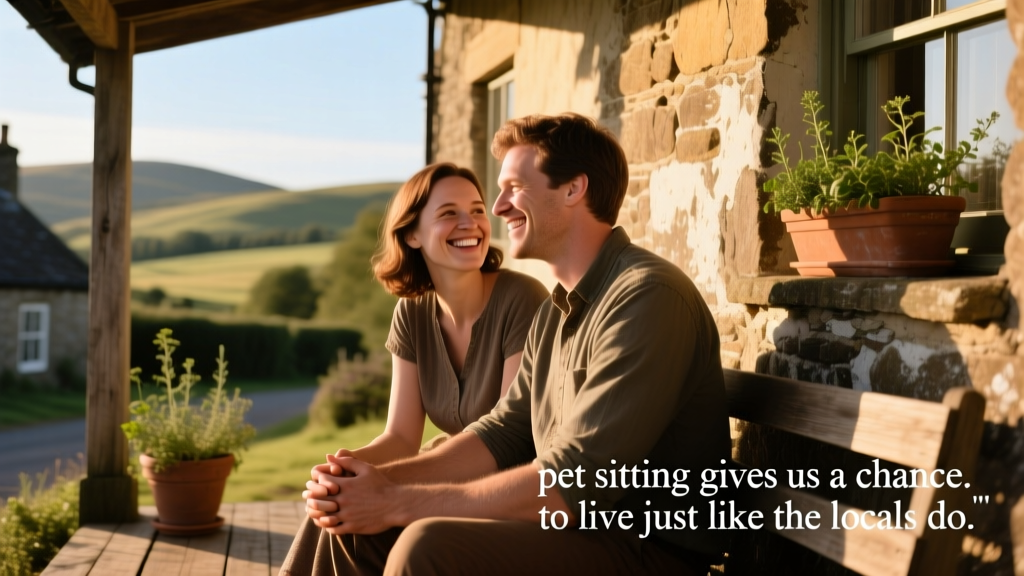"Pet sitting gives us a chance to live just like the locals do." | Gill & Andy