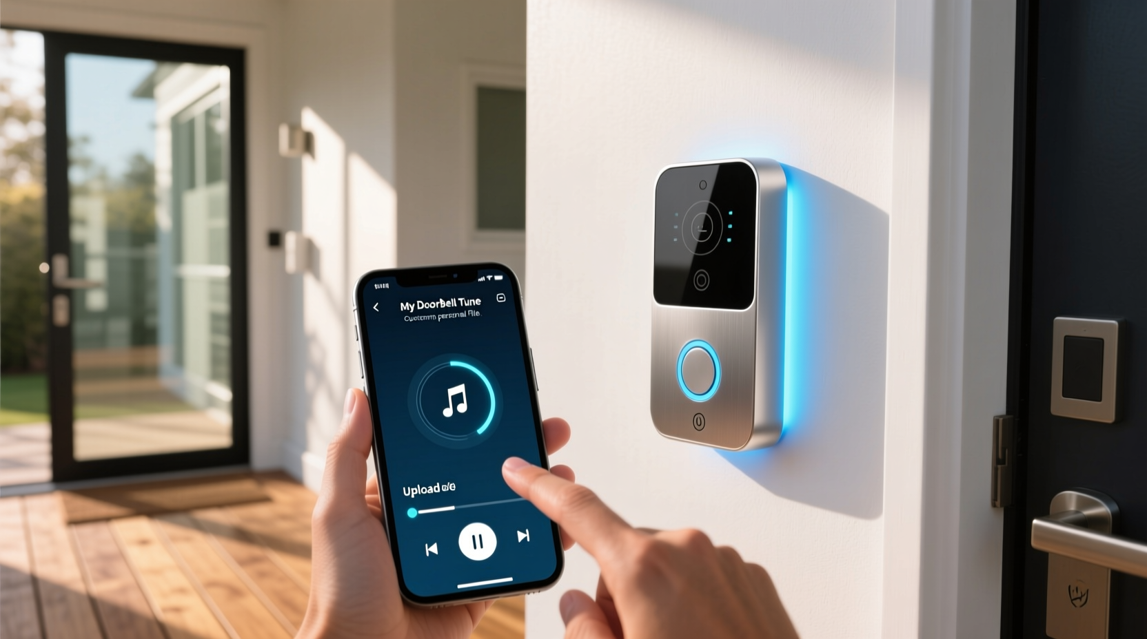 add a custom ringtone to your wireless doorbell