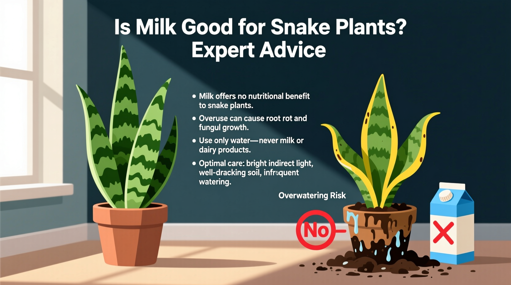 Milk for Snake Plants: 5 Myths Debunked | TheHomeSprouts