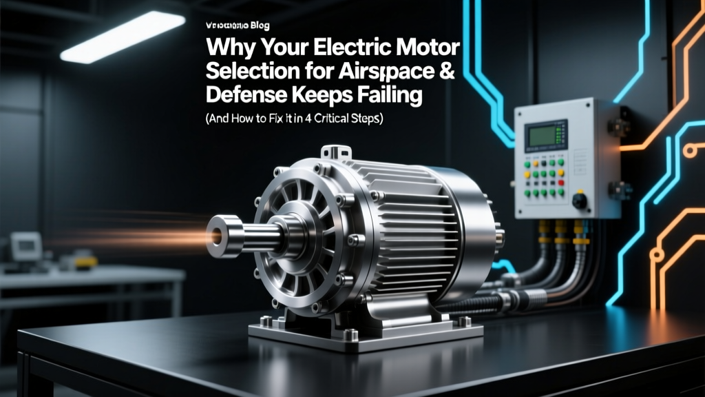 Fix Aerospace Motor Selection Failures in 4 Steps