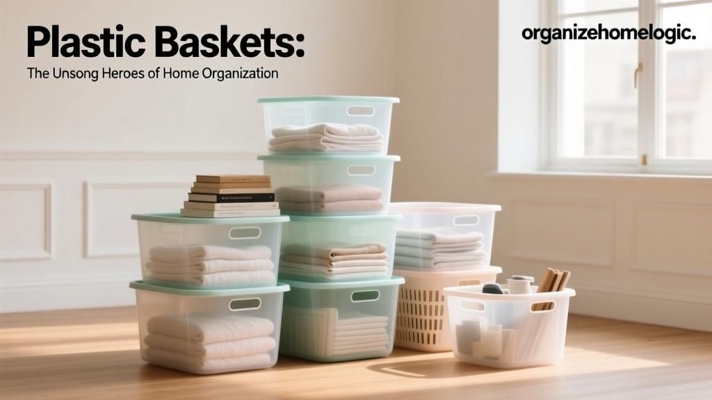 Plastic Baskets: The Unsung Heroes of Home Organization