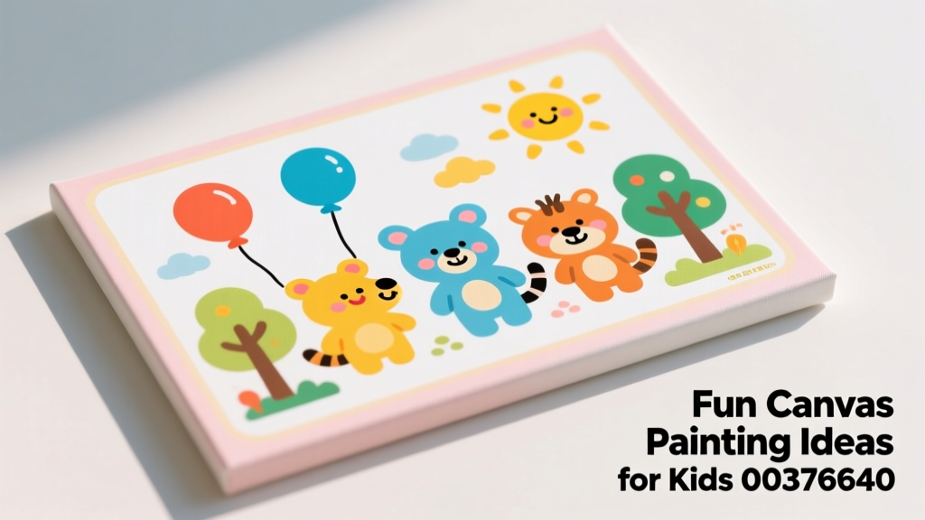 Fun Canvas Painting Ideas for Kids: Safe, Creative, and Age-Appropriate Activities
