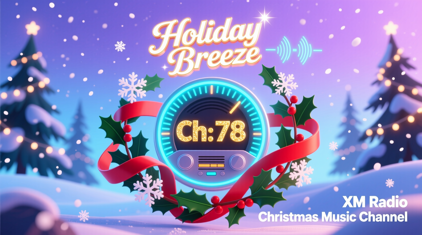 what channel on xm radio is christmas music