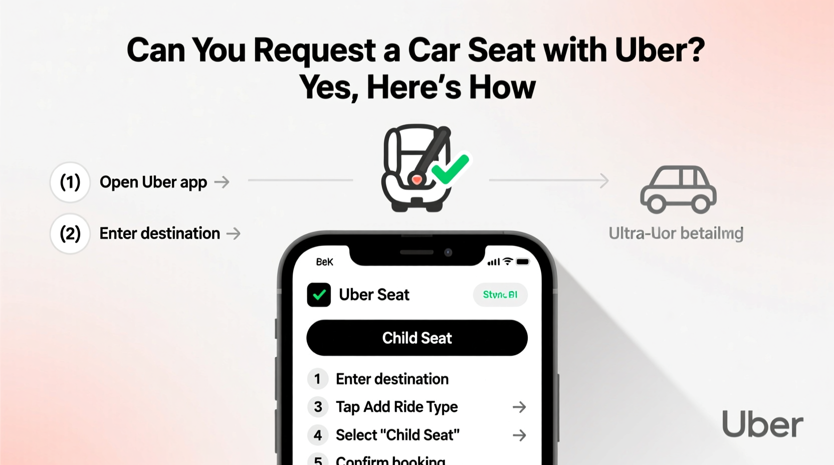 can you request a car seat with uber